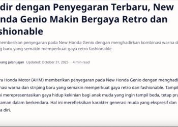 Hadir dengan Penyegaran Terbaru, New Honda Genio Makin Bergaya Retro dan Fashionable