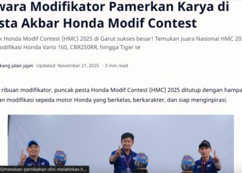 Jawara Modifikator Pamerkan Karya di Pesta Akbar Honda Modif Contest