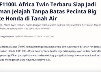 CRF1100L Africa Twin Terbaru Siap Jadi Teman Jelajah Tanpa Batas Pecinta Big Bike Honda di Tanah Air