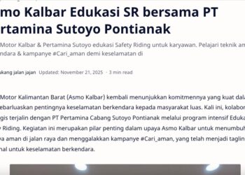 Asmo Kalbar Edukasi SR bersama PT Pertamina Sutoyo Pontianak