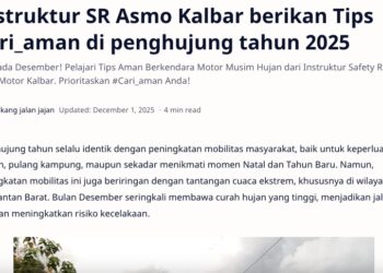 Instruktur SR Asmo Kalbar berikan Tips Cari_aman di penghujung tahun 2025