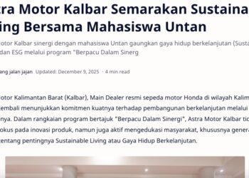 Astra Motor Kalbar Semarakan Sustainable Living Bersama Mahasiswa Untan