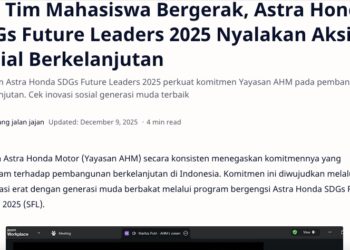 259 Tim Mahasiswa Bergerak, Astra Honda SDGs Future Leaders 2025 Nyalakan Aksi Sosial Berkelanjutan