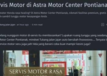 Servis Motor di Astra Motor Center Pontianak