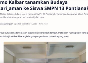 Asmo Kalbar tanamkan Budaya #Cari_aman ke Siswa SMPN 13 Pontianak