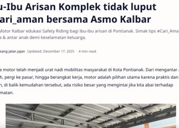 Ibu-Ibu Arisan Komplek tidak luput #Cari_aman bersama Asmo Kalbar