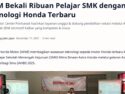 AHM Bekali Ribuan Pelajar SMK dengan Teknologi Honda Terbaru