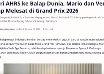 Dari AHRS ke Balap Dunia, Mario dan Veda Siap Melesat di Grand Prix 2026