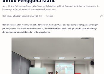 Asmo Kalbar Gelar Seminar SF awal tahun untuk Pengguna Matic