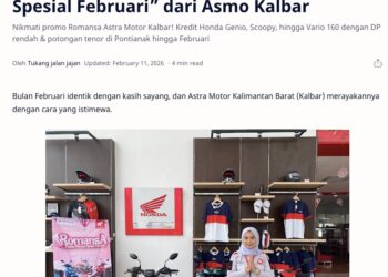 Februari Penuh ROMANSA ”Promo Mantap Spesial Februari” dari Asmo Kalbar