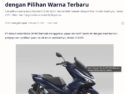 Home Harga Honda PCX Honda PCX160 Makin Mewah, Honda PCX160 Meluncur dengan Pilihan Warna Terbaru