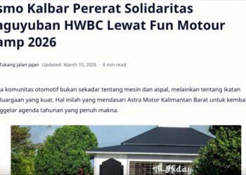 Asmo Kalbar Pererat Solidaritas Paguyuban HWBC Lewat Fun Motour Camp 2026