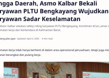 Hingga Daerah, Asmo Kalbar Bekali Karyawan PLTU Bengkayang Wujudkan Karyawan Sadar Keselamatan