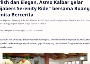 Stylish dan Elegan, Asmo Kalbar gelar "Hijabers Serenity Ride" bersama Ruang Wanita Bercerita