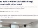 Asmo Kalbar Gelar Edukasi SR bagi Komunitas Brotherhood
