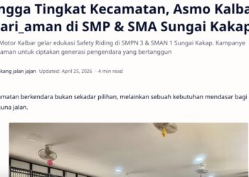 Hingga Tingkat Kecamatan, Asmo Kalbar #Cari_aman di SMP & SMA Sungai Kakap