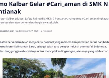 Asmo Kalbar Gelar #Cari_aman di SMK N 7 Pontianak