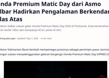 Honda Premium Matic Day dari Asmo Kalbar Hadirkan Pengalaman Berkendara Kelas Atas