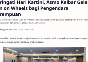 Peringati Hari Kartini, Asmo Kalbar Gelar Zen on Wheels bagi Pengendara Perempuan