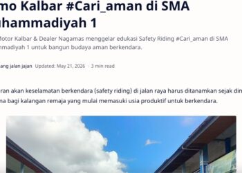 Asmo Kalbar #Cari_aman di SMA Muhammadiyah 1
