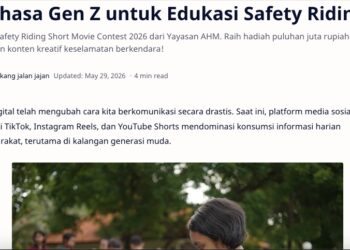 Bahasa Gen Z untuk Edukasi Safety Riding