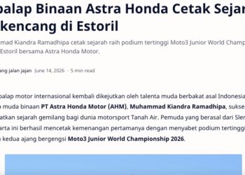 Pebalap Binaan Astra Honda Cetak Sejarah Terkencang di Estoril