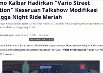 Asmo Kalbar Hadirkan “Vario Street Nation” Keseruan Talkshow Modifikasi hingga Night Ride Meriah