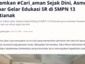 Tanamkan #Cari_aman Sejak Dini, Asmo Kalbar Gelar Edukasi SR di SMPN 13 Pontianak