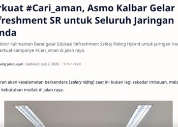 Perkuat #Cari_aman, Asmo Kalbar Gelar Refreshment SR untuk Seluruh Jaringan Honda
