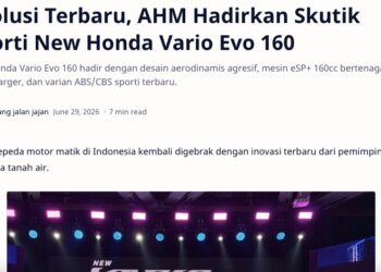 Evolusi Terbaru, AHM Hadirkan Skutik Sporti New Honda Vario Evo 160