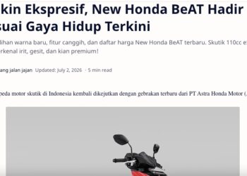 Makin Ekspresif, New Honda BeAT Hadir Sesuai Gaya Hidup Terkini