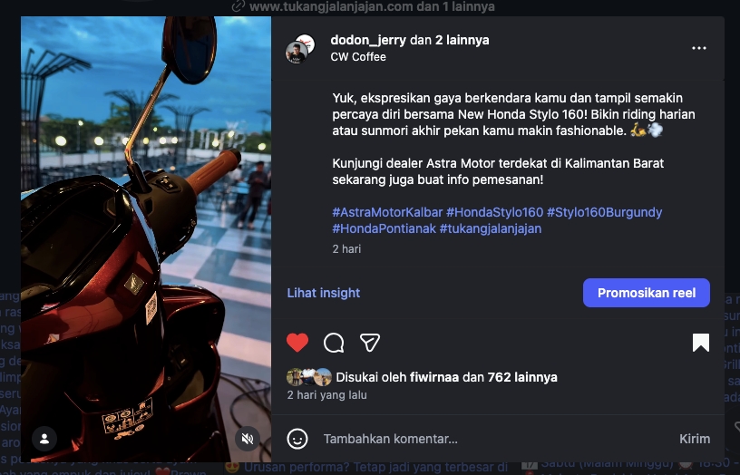 Siap-siap jadi pusat perhatian di jalan raya Kota Pontianak! ✨
