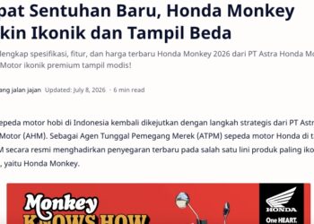 Dapat Sentuhan Baru, Honda Monkey Makin Ikonik dan Tampil Beda