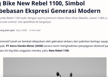 Big Bike New Rebel 1100, Simbol Kebebasan Ekspresi Generasi Modern