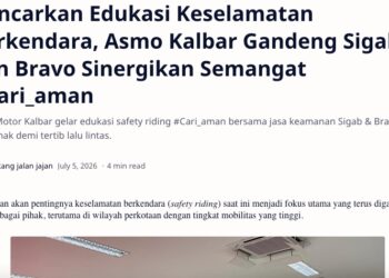 Gencarkan Edukasi Keselamatan Berkendara, Asmo Kalbar Gandeng Sigab dan Bravo Sinergikan Semangat #Cari_aman