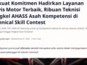 Perkuat Komitmen Hadirkan Layanan Servis Motor Terbaik, Ribuan Teknisi Bengkel AHASS Asah Kompetensi di Technical Skill Contest