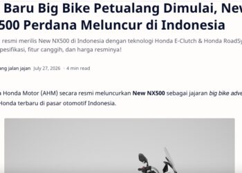 Era Baru Big Bike Petualang Dimulai, New NX500 Perdana Meluncur di Indonesia