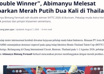 “Double Winner”, Abimanyu Melesat Kibarkan Merah Putih Dua Kali di Thailand
