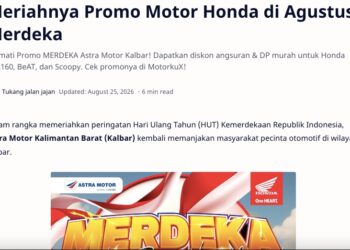 Meriahnya Promo Motor Honda di Agustus Merdeka