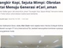 Secangkir Kopi, Sejuta Mimpi: Obrolan Santai Menuju Generasi #Cari_aman