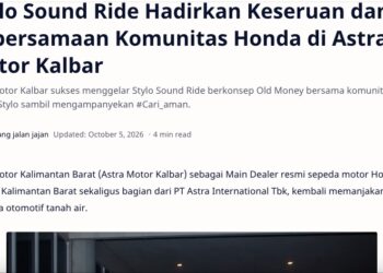 Stylo Sound Ride Hadirkan Keseruan dan Kebersamaan Komunitas Honda di Astra Motor Kalbar