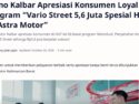 Asmo Kalbar Apresiasi Konsumen Loyal - Program “Vario Street 5,6 Juta Spesial HUT 56 Astra Motor”